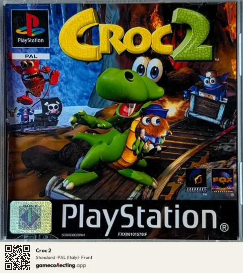 Croc 2 PlayStation, Italy box front