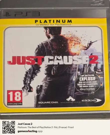 Just Cause 2 PlayStation 3, France box front