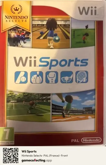 Wii Sports Nintendo Wii, France box front