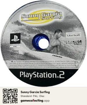 Sunny Garcia Surfing PlayStation 2, PAL disc