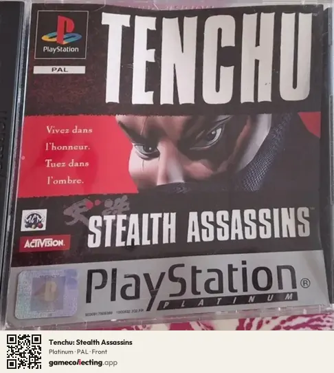 Tenchu: Stealth Assassins PlayStation, PAL box front