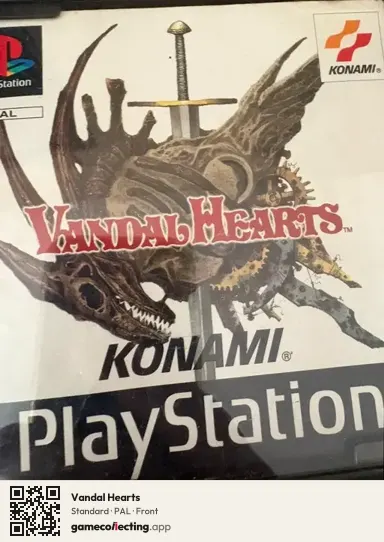 Vandal Hearts PlayStation, PAL box front