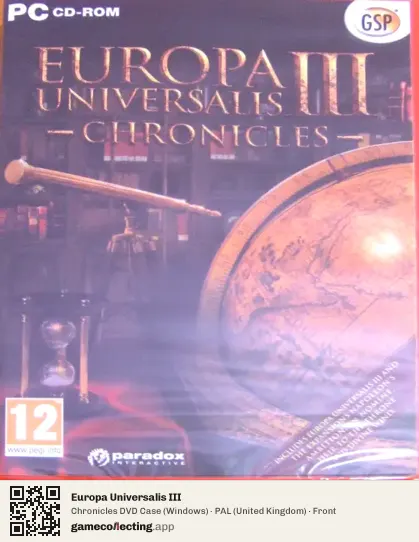 Europa Universalis III Computer, United Kingdom box front