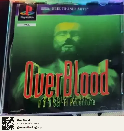 OverBlood PlayStation, PAL box front