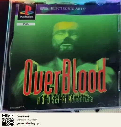 OverBlood PlayStation, PAL box front