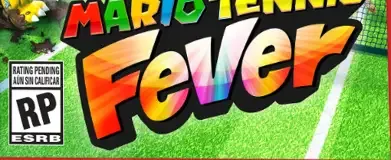 Mario Tennis Fever, the ESRB box on its front