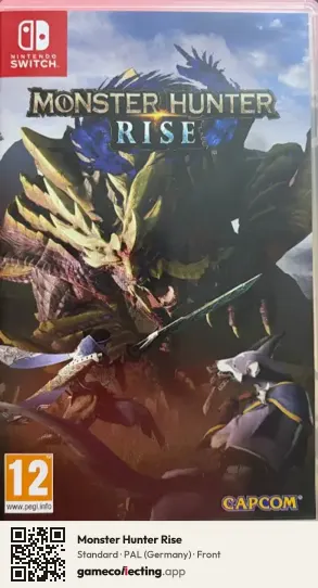 Monster Hunter Rise Nintendo Switch, Germany box front
