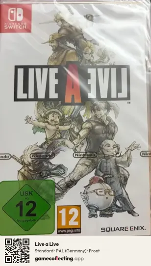 Live a Live Nintendo Switch, Germany box front