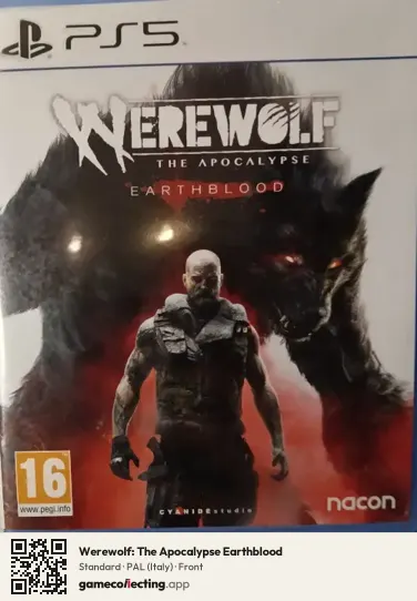 Werewolf: The Apocalypse Earthblood PlayStation 5, Italy box front