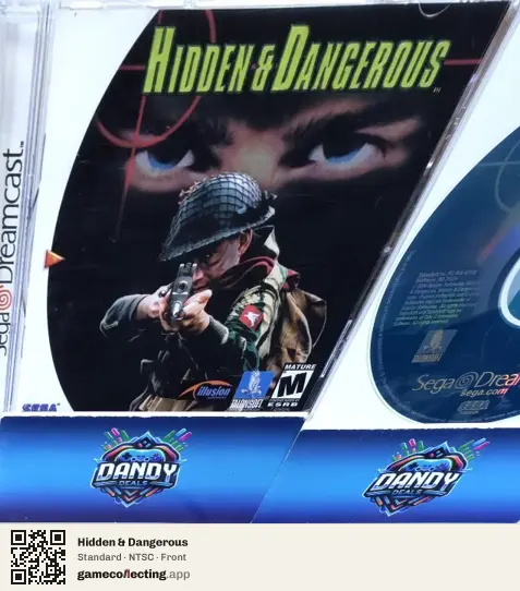 Hidden & Dangerous Sega Dreamcast, NTSC box front