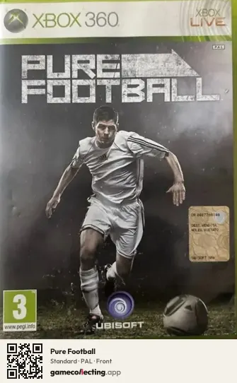 Pure Football Xbox 360, PAL box front