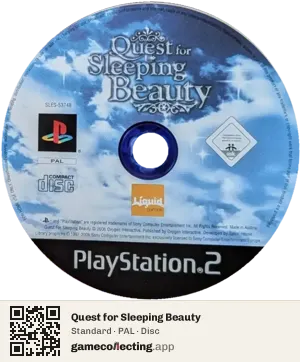 Quest for Sleeping Beauty PlayStation 2, PAL disc