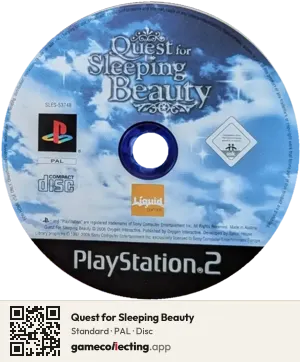 Quest for Sleeping Beauty PlayStation 2, PAL disc