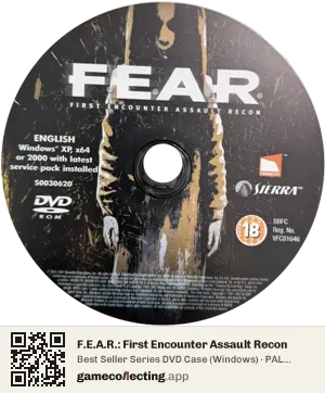 F.E.A.R.: First Encounter Assault Recon Computer, PAL disc