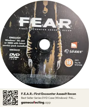 F.E.A.R.: First Encounter Assault Recon Computer, PAL disc