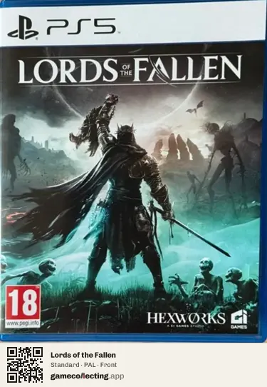 Lords of the Fallen PlayStation 5, PAL box front