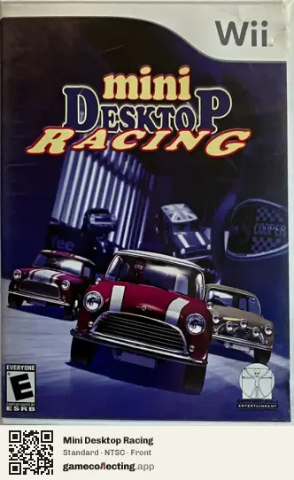 Mini Desktop Racing Nintendo Wii, NTSC box front