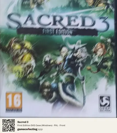 Sacred 3 Computer, PAL box front