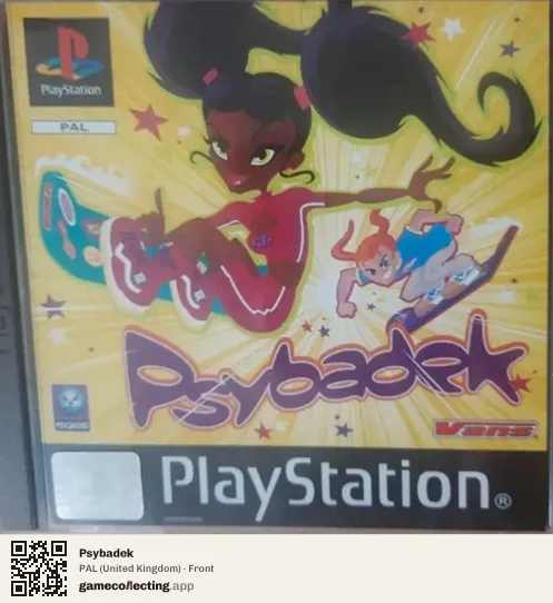 Psybadek PlayStation, United Kingdom box front