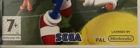 Sega Superstars Tennis, the PEGI square on its front