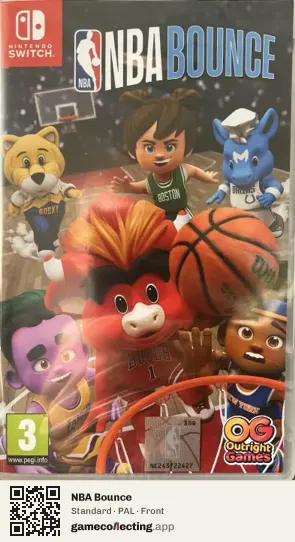 NBA Bounce Nintendo Switch, PAL box front