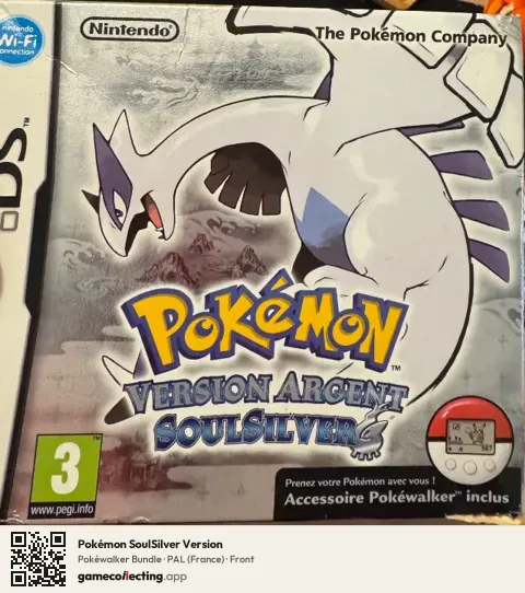 Pokémon SoulSilver Version Nintendo DS, France box front