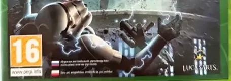 Star Wars: The Force Unleashed, the PEGI square on its front