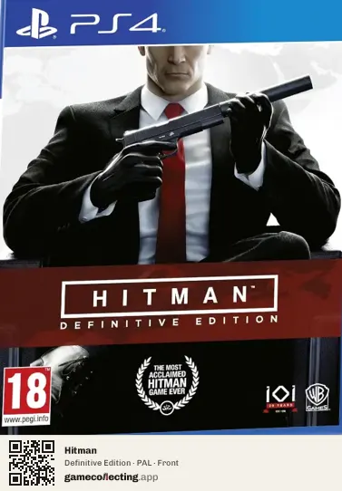 Hitman PlayStation 4, PAL box front
