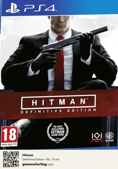 Hitman PlayStation 4, PAL box front