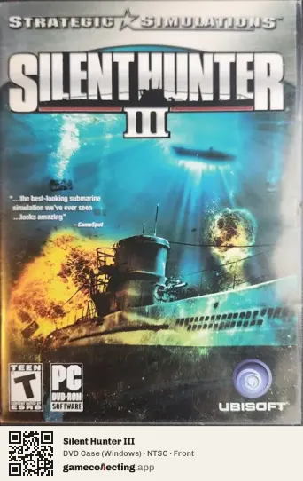 Silent Hunter III Computer, NTSC box front