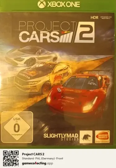 Project CARS 2 Xbox One, Germany box front