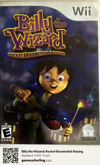 Billy the Wizard: Rocket Broomstick Racing Nintendo Wii, NTSC box front