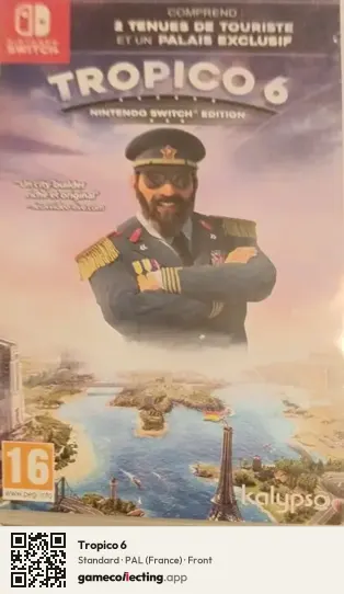 Tropico 6 Nintendo Switch, France box front