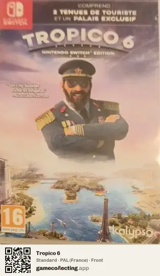 Tropico 6 Nintendo Switch, France box front