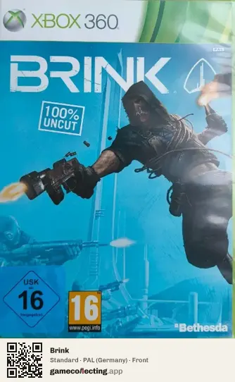 Brink Xbox 360, Germany box front