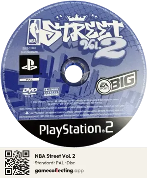 NBA Street Vol. 2 PlayStation 2, PAL disc