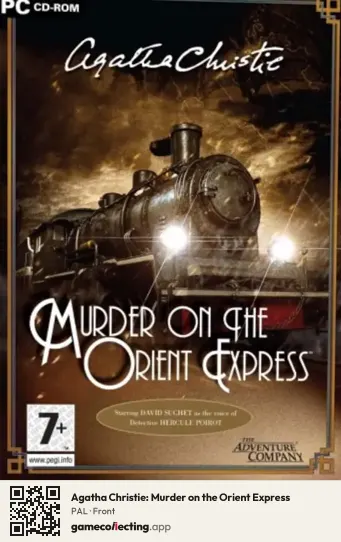 Agatha Christie: Murder on the Orient Express Computer, PAL box front