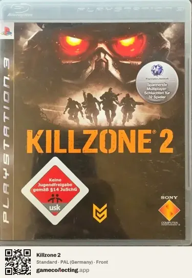 Killzone 2 PlayStation 3, Germany box front