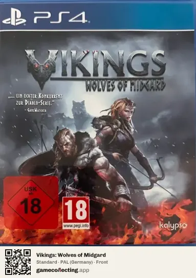 Vikings: Wolves of Midgard PlayStation 4, Germany box front