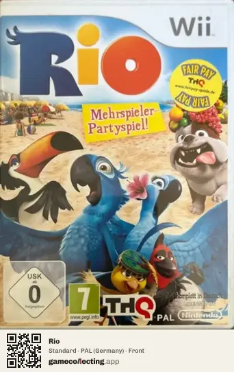 Rio Nintendo Wii, Germany box front