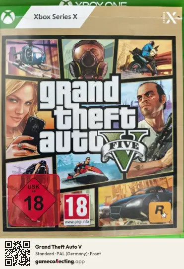 Grand Theft Auto V Xbox Series X, Germany box front