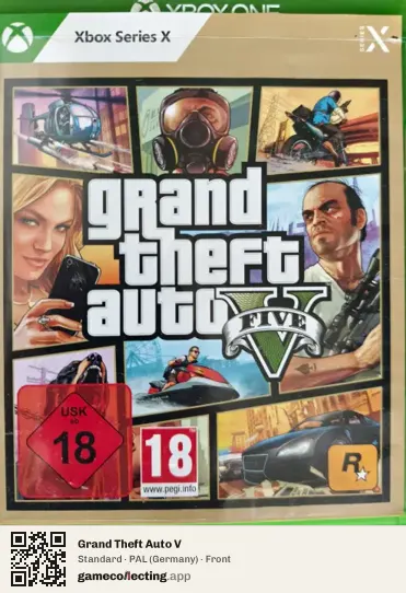 Grand Theft Auto V Xbox Series X, Germany box front