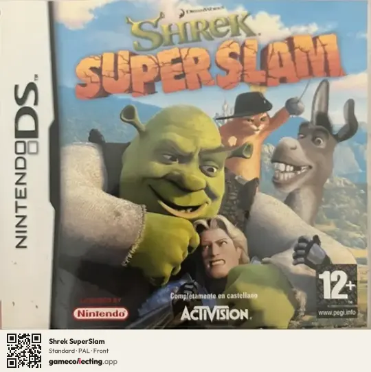 Shrek SuperSlam Nintendo DS, PAL box front