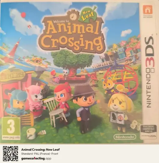 Animal Crossing: New Leaf Nintendo 3DS, France box front