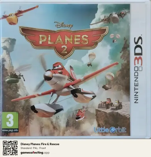 Disney Planes: Fire & Rescue Nintendo 3DS, PAL box front