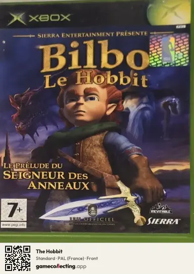 The Hobbit Xbox, France box front