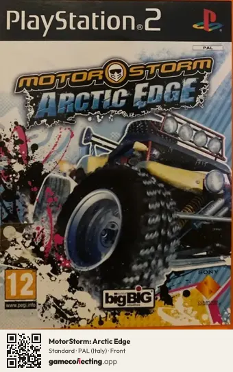 MotorStorm: Arctic Edge PlayStation 2, Italy box front