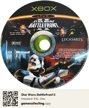Star Wars: Battlefront II Xbox, PAL disc