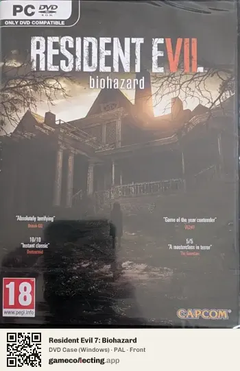 Resident Evil 7: Biohazard Computer, PAL box front