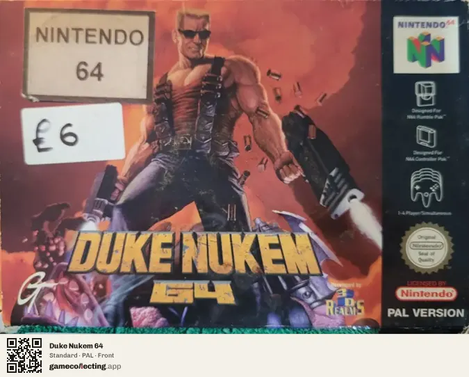 Duke Nukem 64 Nintendo 64, PAL box front